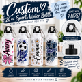 Custom Personalized 20 oz Sports Water Bottle