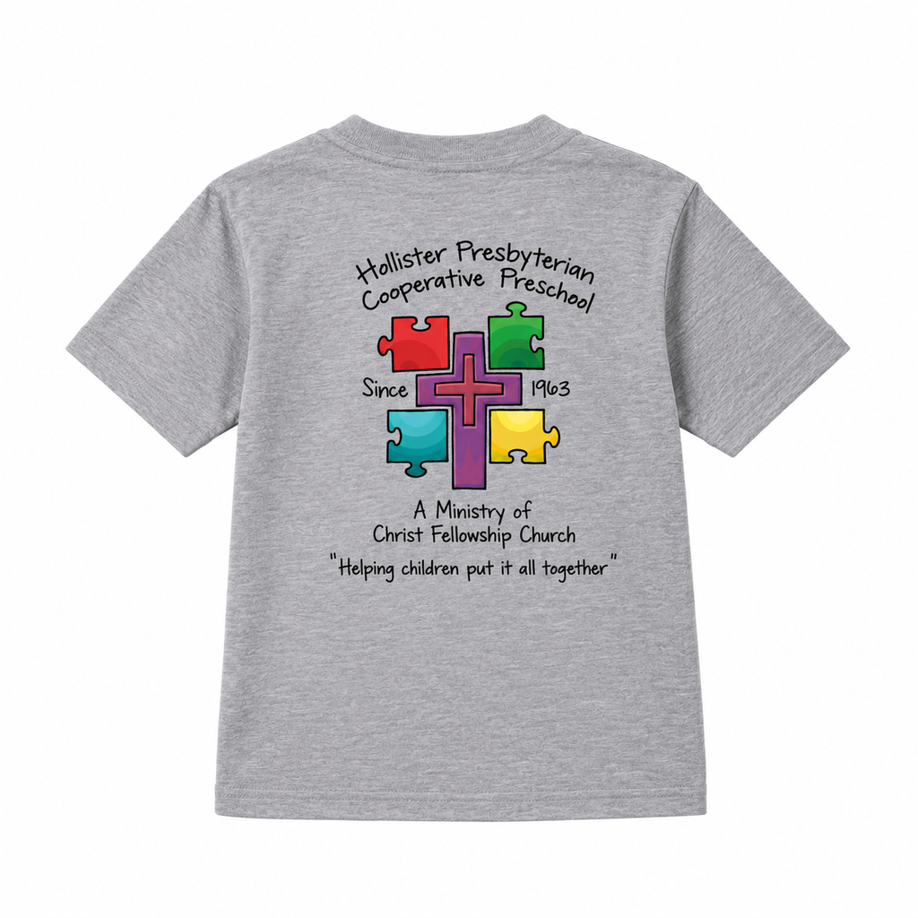 Preschool Logo T-Shirt – Front & Back Design