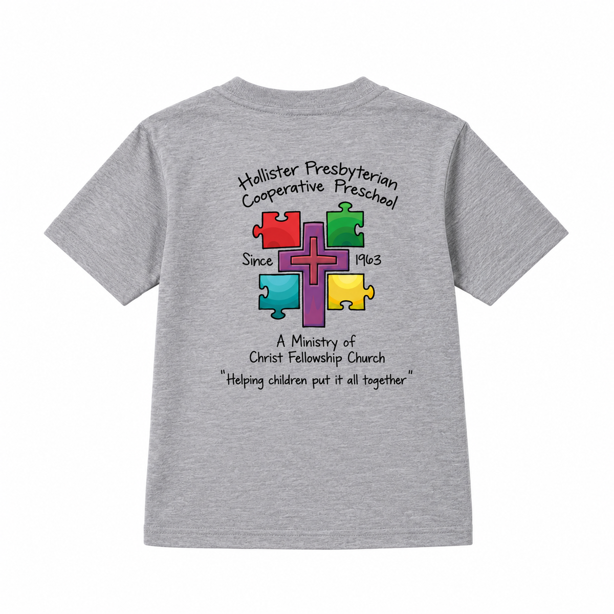 Preschool Logo T-Shirt – Front & Back Design