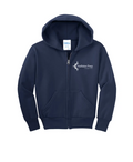 HPS K-5th grades, Navy Full Zip Hoodie
