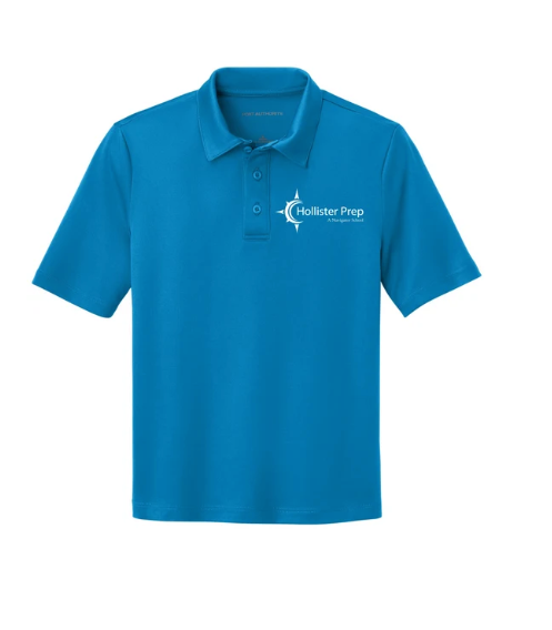 Hollister Prep K–5 Blue Short Sleeve Polo