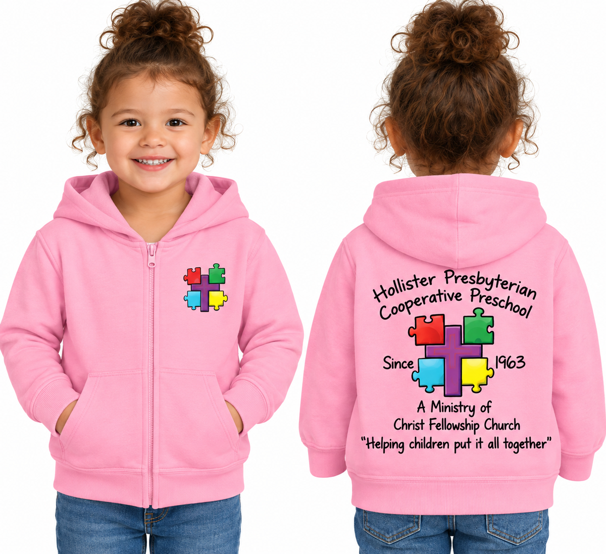 Preschool Toddler Zip-Up Hoodie