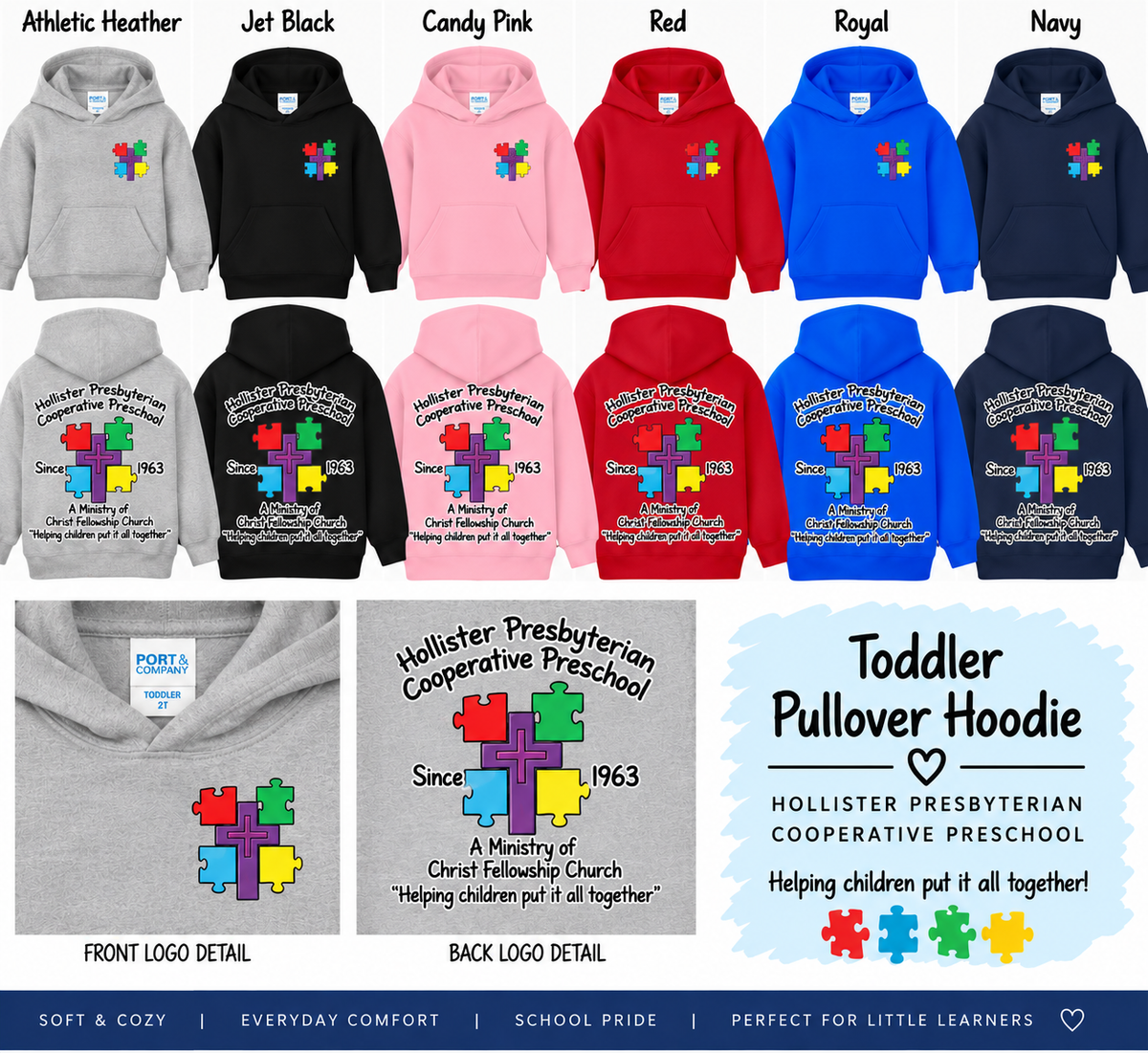 Preschool Toddler Pullover Hoodie